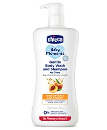 Chicco Baby Moments Gentle Body Wash And Shampoo - 650 ml