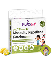 100% Natural Mosquito Repellent Patches for Babies & Kids - 24 Patches
