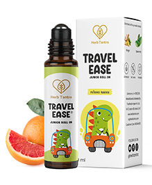 Herb Tantra Travel Ease Motion Sickness Relief Junior Roll-On | Relieves Travel Sickness Dizziness Nausea, and Vomiting | 100% Pure & Nartural |Safe for Kids Aged 2 and Above |9ml Pack of 1