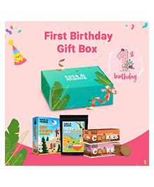 Tots & Moms First Birthday Gift Box | 1 Year Old Baby Birthday Gift | Pack of 4