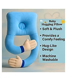 NeonateCare Baby Hugging Pillow for Head Shaping and cozy feeling - Sky Blue  Hugging pillow