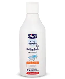 Chicco Baby Moments Peach Extract Bubble Bath  - 300 ml