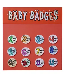 Oye Happy Monthly Milestone Badges for New Borns
