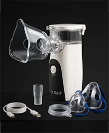 Dr. Odin OMN102 Portable Mesh Nebulizer Machine Gray & Whie