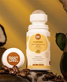ROOT and SOIL Soothing Tummy Roll-On For Babies | For Stomach discomforts & Gassiness | 0+ m | 50 ml