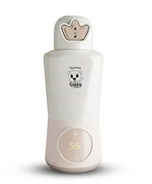 Lifelong Cuppy Milk Warmer with Digital Touch Panel & Temperature Setting - White