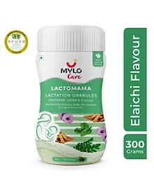 Mylo Lactomama Lactation Granules for Breast Milk 300gms | Increases Milk Supply | With Herbs Like Shatavari, Sowa & 5 Herbs | 2 Scoops Per Serving with Milk