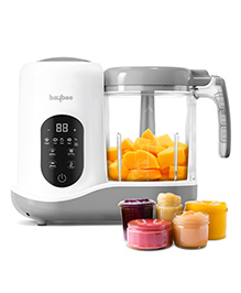 Baybee Blenzy 5-in-1 Electric Baby Food Processor for Baby Food Maker with Steamer, Chopper & Grinder | Portable Baby Food Blender with Self Cleans & Touch Screen Control | Blender for Baby Food Puree