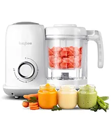 Baybee Blendy 4-in-1 Electric Baby Food Processor for Baby Food Maker with Steamer & Grinder Portable Baby Food Steamer and Blender for Baby Food Puree Food Mixer with Defrosting & Warm Function