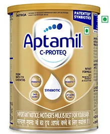 Aptamil C-ProteQ, Infant Milk Formula for Babies With Synbiotics Prebiotics  Probiotics DHA Vit C&D - 400 g