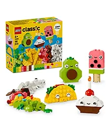 LEGO Classic Creative Food Friends Imaginative Pretend-Play Toy Building Blocks 150 Pieces - 11039