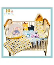 Fareto New Born Baby Monsoon Season Hospital Essentials (60 in 1)(0-6 Months)