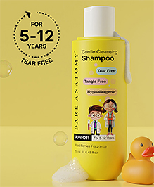 Bare Anatomy Junior Gentle Cleansing Kids Shampoo Tear-free & Hypoallergenic - 250 ml