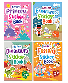 My First Sticker Books (Set of 4 Books) - English