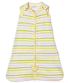 Nintara Baby Lightweight, 100% Organic Cotton 0.5 TOG Small Sleep Sack Pack of 1 - Citrus Stripes