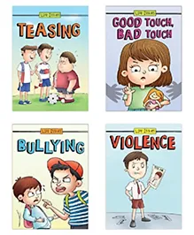 Serious Life Issues- Educational Book Set (Set of 4) | Good Touch Bad Touch, Violence, Bullying, Teasing- English