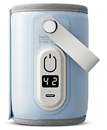 StarAndDaisy Bottle Warmer for BabiesL, Water Warmer with Adjustable Temperature Control Portable & USB, Constant Temprature Control Technology, Baby Feeding Bottle Warmer for Car Travel Outdoor (Light Blue)
