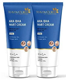 7DAYSNATURAL Set Of 2 AHA BHA Wart Remover Cream For Warts - 50g Each
