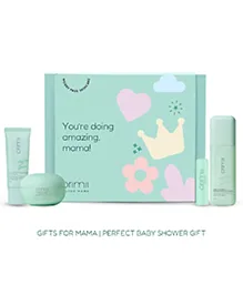 'You're Doing Amazing' Pregnancy Self-Care Gift Box | Leg & Foot Relief Gel, Barrier Repair Lotion, Fragrance-Free Lip Balm & Overnight Face Mask | Thoughtful Baby Shower Gift for Moms-to-Be - 249 g