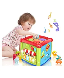 ADKD Early Learning Shape Sorter with Music & Light (Color May Vary)