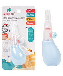 Cots and Cuddles 1pc Nose Cleaner for Infants Babies & Toddlers BPA Free Soft Silicone Nasal Mucus Suction Cleaner Tool (Random Colour)