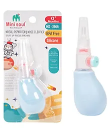 Cots and Cuddles 1pc Nose Cleaner for Infants Babies & Toddlers BPA Free Soft Silicone Nasal Mucus Suction Cleaner Tool (Random Colour)