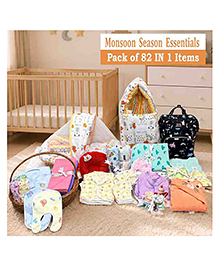 Fareto New Born Baby Monsoon Season Hospital Essentials 82 in 1
