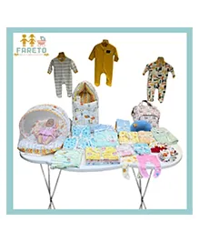 Fareto New Born Baby Monsoon Season Hospital Essentials 82 in 1