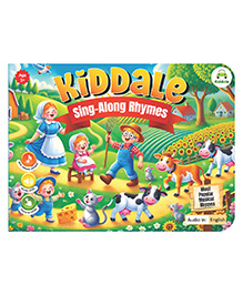 Kiddale Sing-Along Rhymes Sound Book | 28 Interactive Buttons with Popular English Rhymes & Sound Effects | HD Audio, Colorful Pages, Toddler-Safe | Ideal Gift for Ages 14