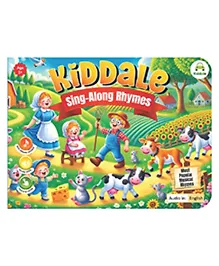 Kiddale Sing-Along Rhymes Sound Book | 28 Interactive Buttons with Popular English Rhymes & Sound Effects | HD Audio, Colorful Pages, Toddler-Safe | Ideal Gift for Ages 14