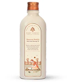 BABY FOREST Maasoom Maalish Baby Body Massage Oil enriched with Veldt Grape Rujamari Til oil Derma safe - 200 ml