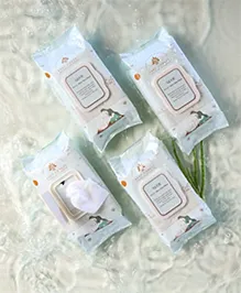 BABY FOREST Neer 99.9% Water Baby Wipes 72 Wipes Each - Pack of 4