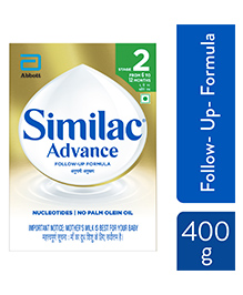 Similac Advance Stage 2 Follow-Up Formula for 6-12 Months, Omega 3 & 6, Iron 400 g