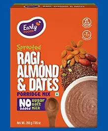 Early Foods Sprouted Ragi Almond Dates Porridge Mix 200g