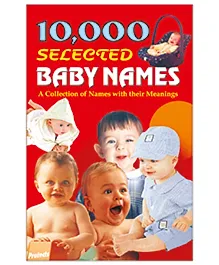10,000 Selected Baby Names Book - English