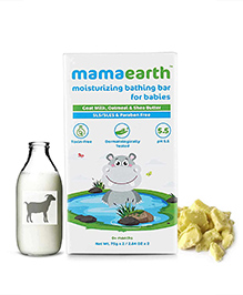 Mamaearth Moisturizing Baby Bathing Soap Bar Pack Of 2 - 75gm
