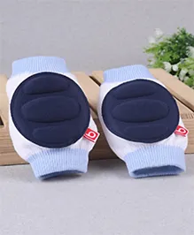 Babyhug Elbow & Knee Protection Pads White and Navy Blue (Design May Vary)