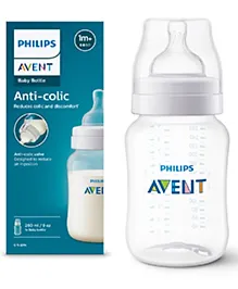Philips Avent Anti-Colic 260ml Baby Feeding Bottle | Ideal for 1months+ | Pack of 1