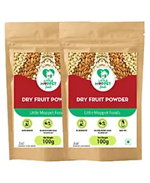 Little Moppet Dry Fruits Nutrition Powder for Kids - Brain & Muscle Development, Antiseptic - 200g Twin Pack