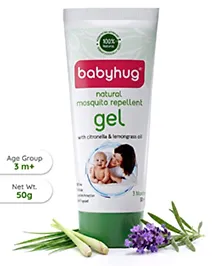 Babyhug 100% Natural Mosquito Repellent Gel - 50 ml