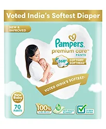 Pampers Premium Care Softest Ever Diaper Pants (New Born) Size - 70 Pieces