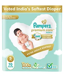 Pampers Premium Care Softest Ever Diaper Pants (S) Size - 70 Pieces