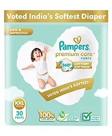 Pampers Premium Care Softest Ever Diaper Pants (XXL) Size - 30 Pieces