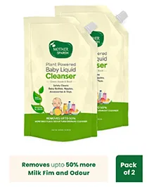 Mother Sparsh Baby Natural Baby Liquid Cleanser Refill Pack of 2 - 1 Litre