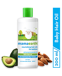 Mama Earth Nourishing Baby Hair Oil White - 200 ml