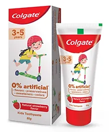 Colgate Baby Toothpaste Tube Natural Strawberry Flavour 0% Artificial - 80 gm