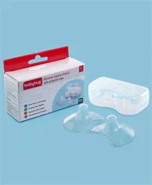 Babyhug Silicone Nipple Shield With Case - Pack of 2