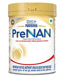 Nestle PreNAN Pre-Term Infant Formula for Babies <37 Weeks, Energy Dense, Immunity Support, 400g