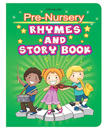 Pre Nursery Rhymes & Story Book for Kids Ages 2 to 5 Years | Preschool Learning with Traditional Nursery Rhymes & Short Moral Stories | Early Learning Educational Book for Toddlers|40 Pages