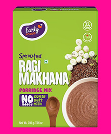 Early Foods Sprouted Ragi Makhana Porridge Mix 200g